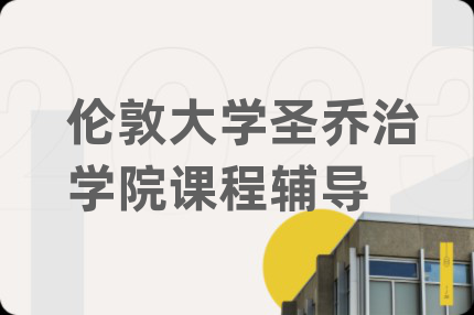 伦敦大学圣乔治学院课程辅导