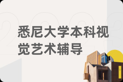 悉尼大学本科视觉艺术辅导