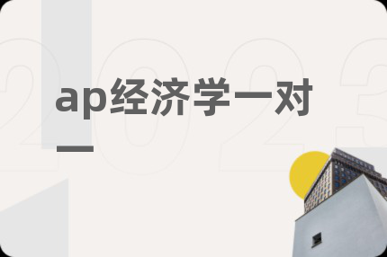 ap经济学一对一