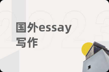 国外essay写作