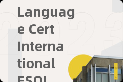 Language Cert International ESOL