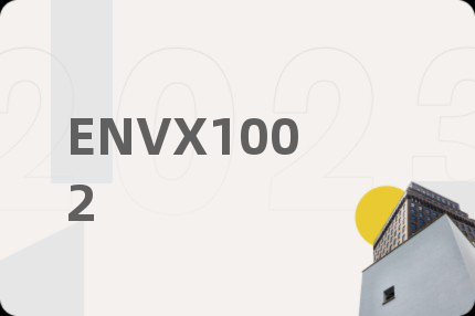 ENVX1002