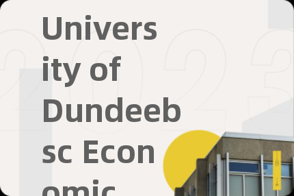 University of Dundeebsc Economic