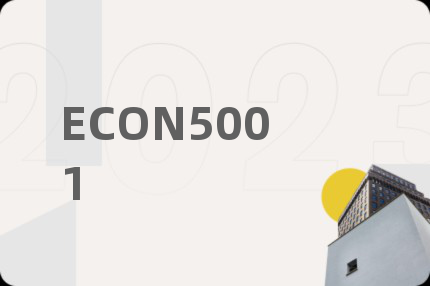 ECON5001