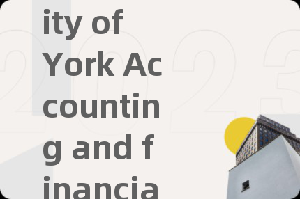 University of York Accounting and financial Management