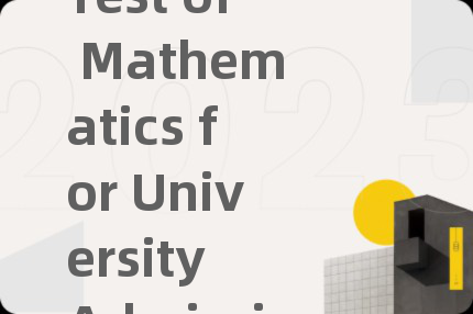 Test of Mathematics for University Admission