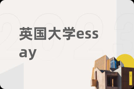 英国大学essay
