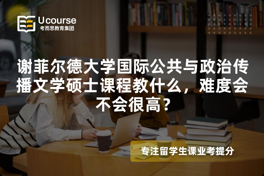 谢菲尔德大学国际公共与政治传播文学硕士课程教什么，难度会不会很高？
