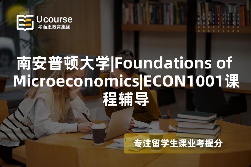 南安普顿大学|Foundations of Microeconomics|ECON1001课程辅导
