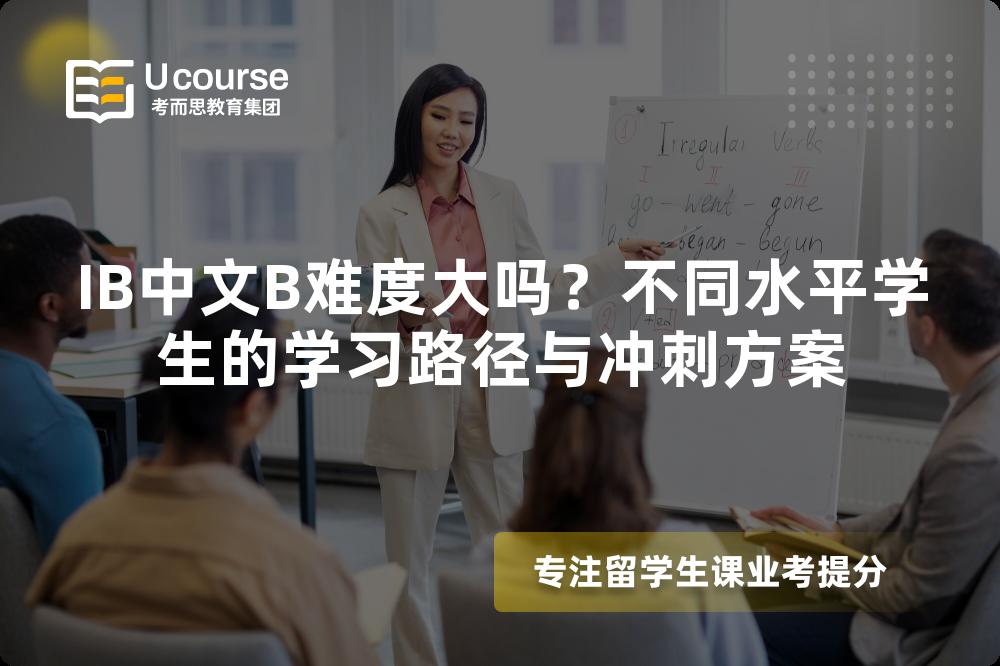 IB中文B难度大吗？不同水平学生的学习路径与冲刺方案