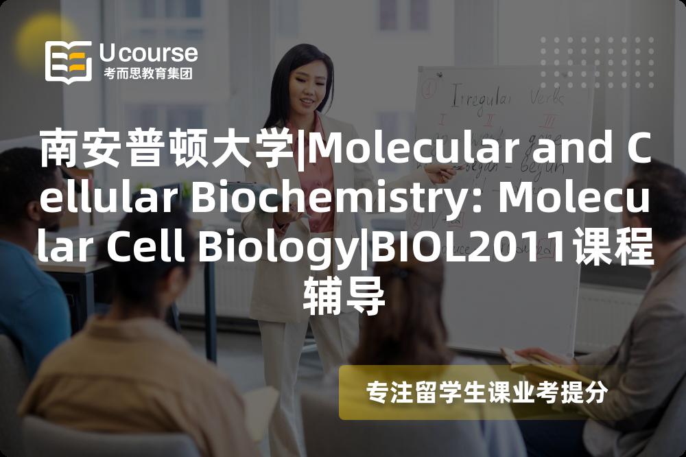 南安普顿大学|Molecular and Cellular Biochemistry: Molecular Cell Biology|BIOL2011课程辅导