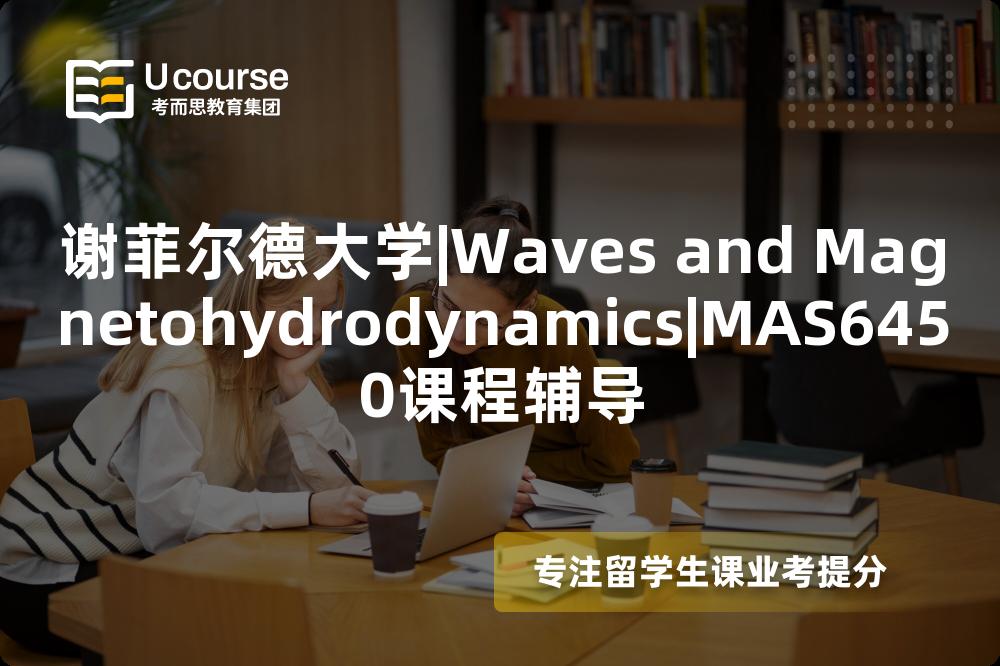 谢菲尔德大学|Waves and Magnetohydrodynamics|MAS6450课程辅导