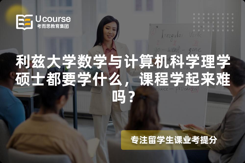 利兹大学数学与计算机科学理学硕士都要学什么，课程学起来难吗？