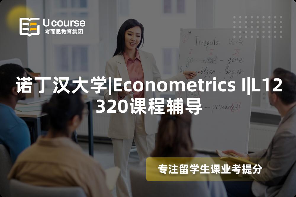 诺丁汉大学|Econometrics I|L12320课程辅导