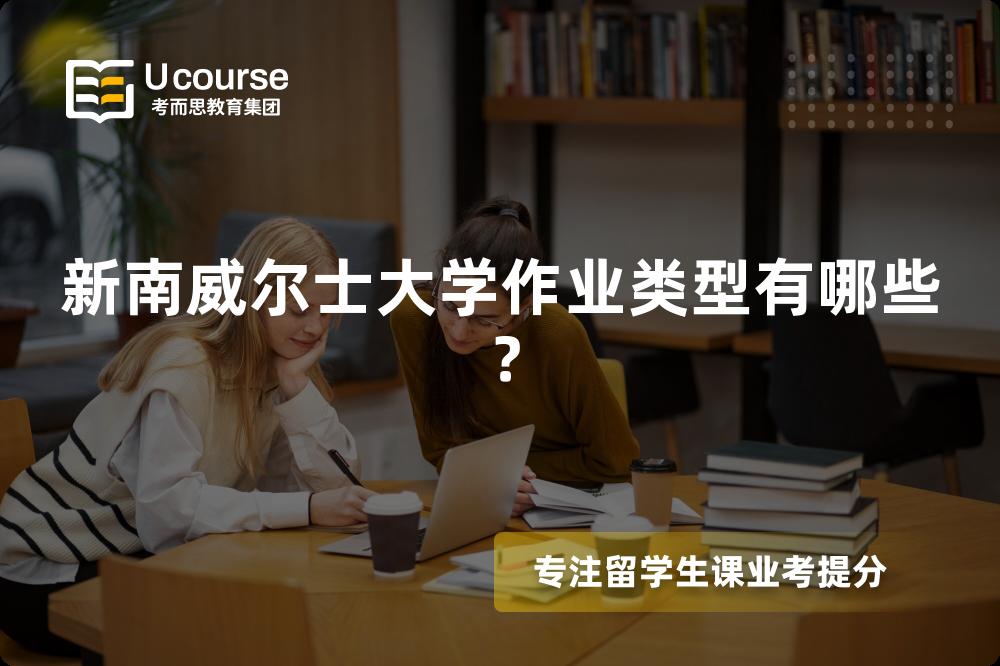 新南威尔士大学作业类型有哪些？