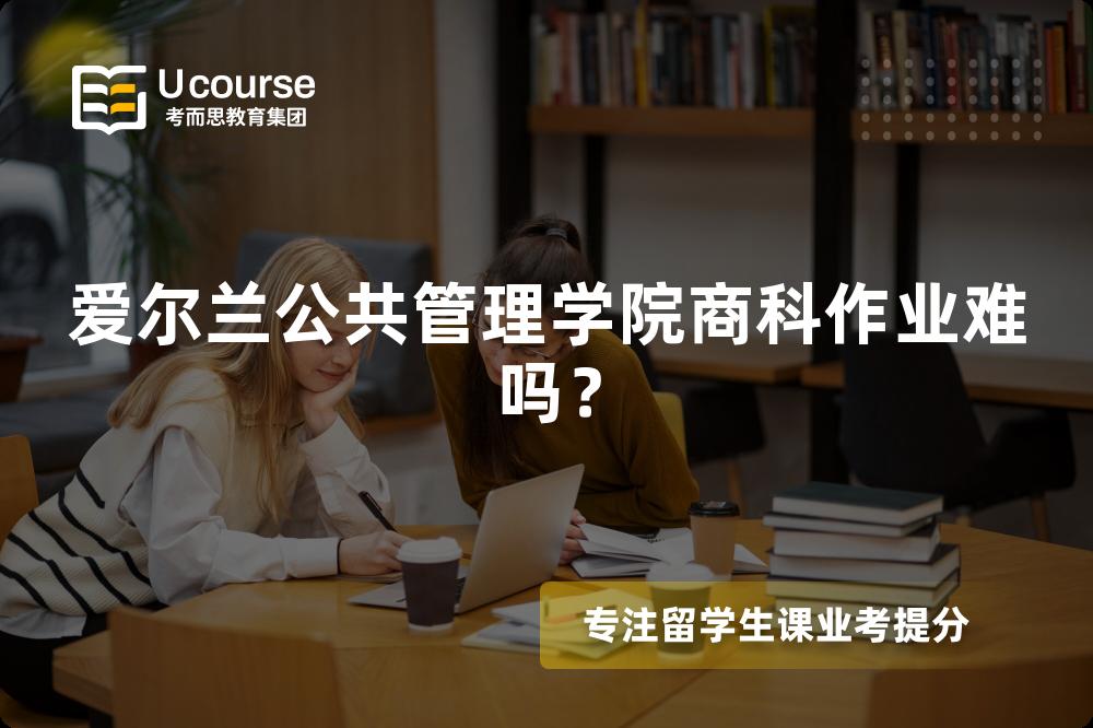 爱尔兰公共管理学院商科作业难吗？
