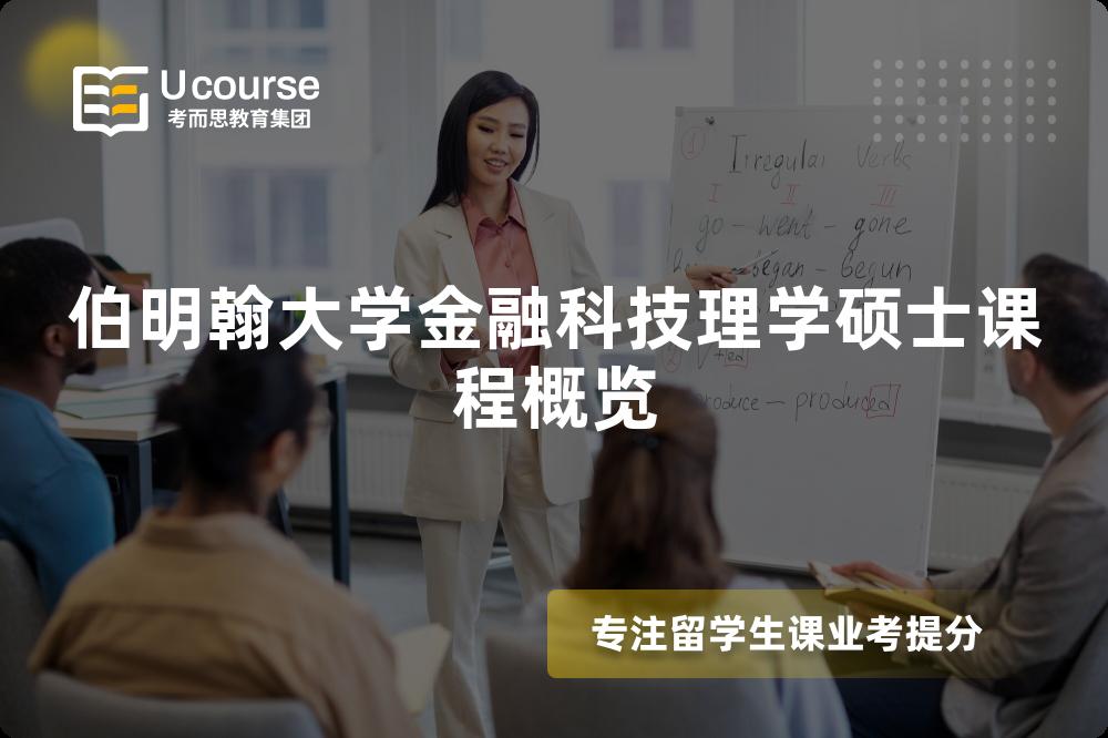 伯明翰大学金融科技理学硕士课程概览