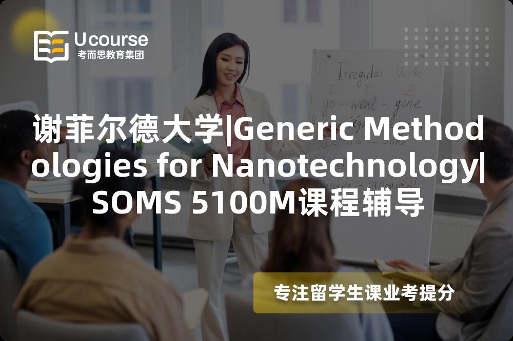 谢菲尔德大学|Generic Methodologies for Nanotechnology|SOMS 5100M课程辅导
