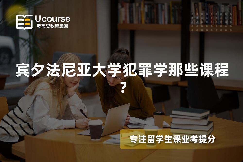 宾夕法尼亚大学犯罪学那些课程? 宾夕法尼亚大学犯罪学那些课程?