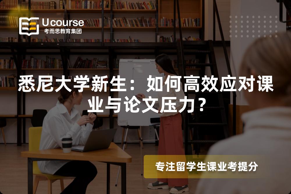 悉尼大学新生：如何高效应对课业与论文压力？