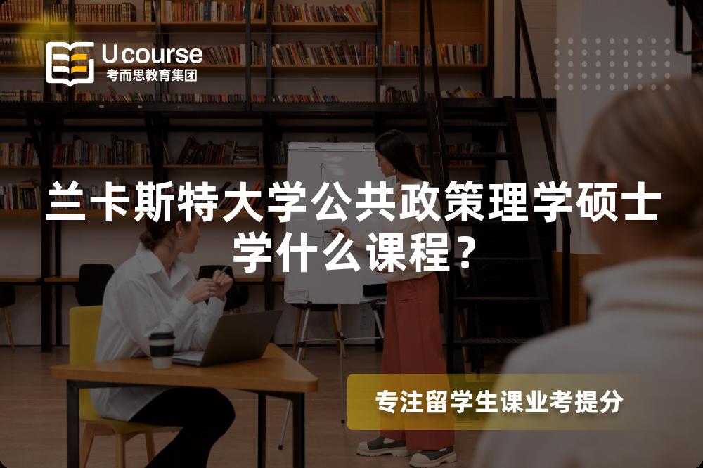 兰卡斯特大学公共政策理学硕士学什么课程？