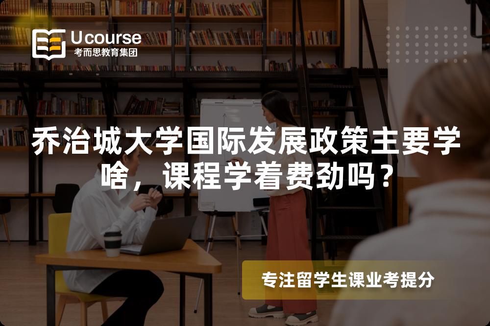 乔治城大学国际发展政策主要学啥，课程学着费劲吗？