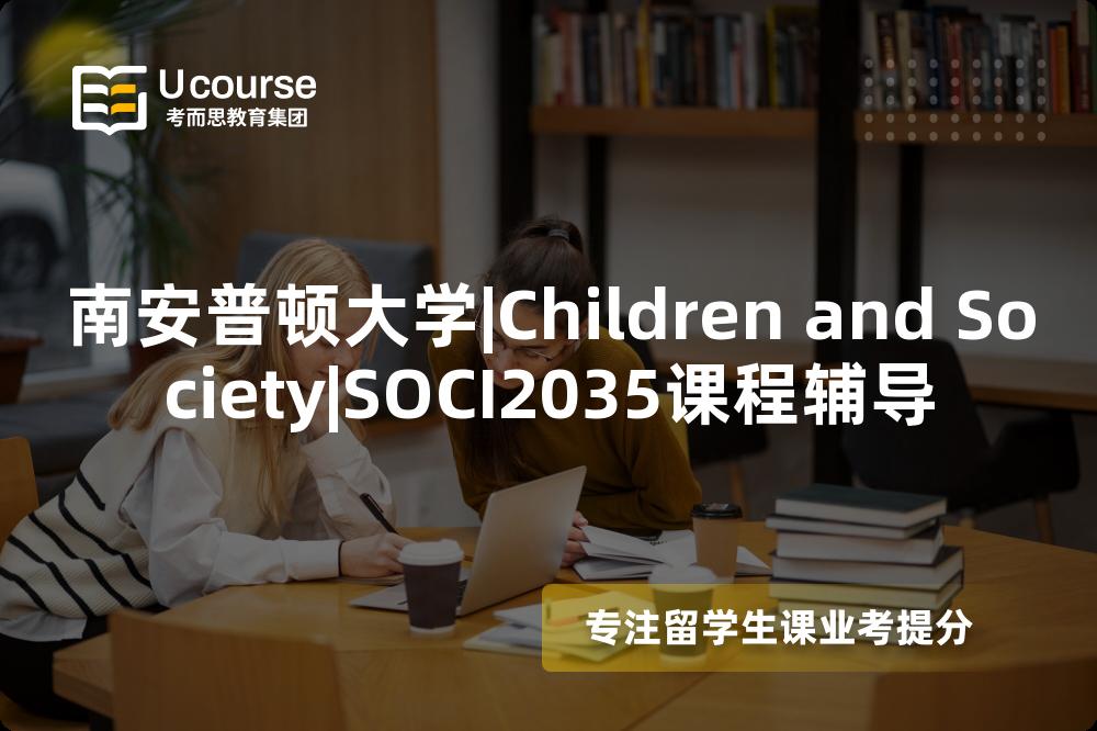 南安普顿大学|Children and Society|SOCI2035课程辅导
