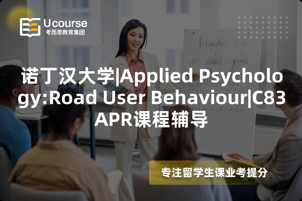 诺丁汉大学|Applied Psychology:Road User Behaviour|C83APR课程辅导