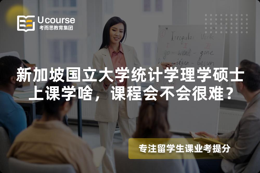 新加坡国立大学统计学理学硕士上课学啥，课程会不会很难？