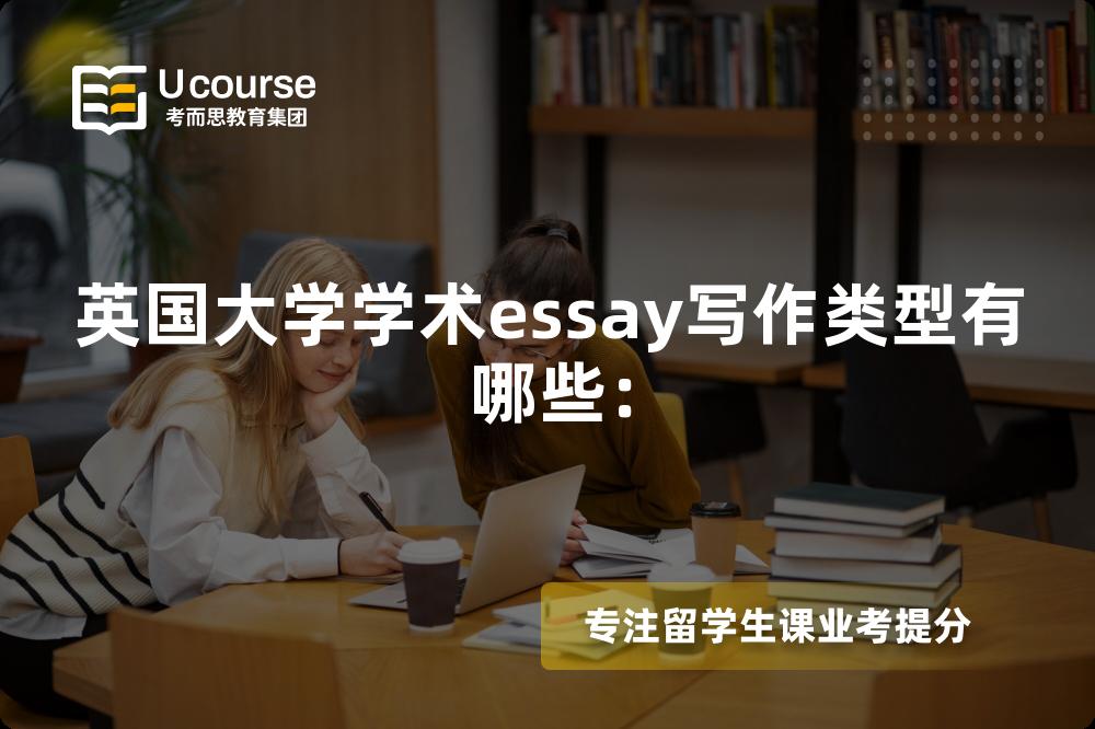 英国大学学术essay写作类型有哪些：