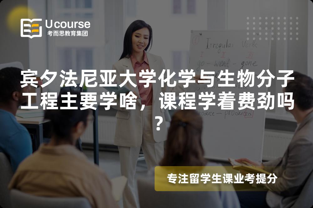 宾夕法尼亚大学化学与生物分子工程主要学啥,课程学着费劲吗? 宾夕法尼亚大学化学与生物分子工程主要学啥,课程学着费劲吗?