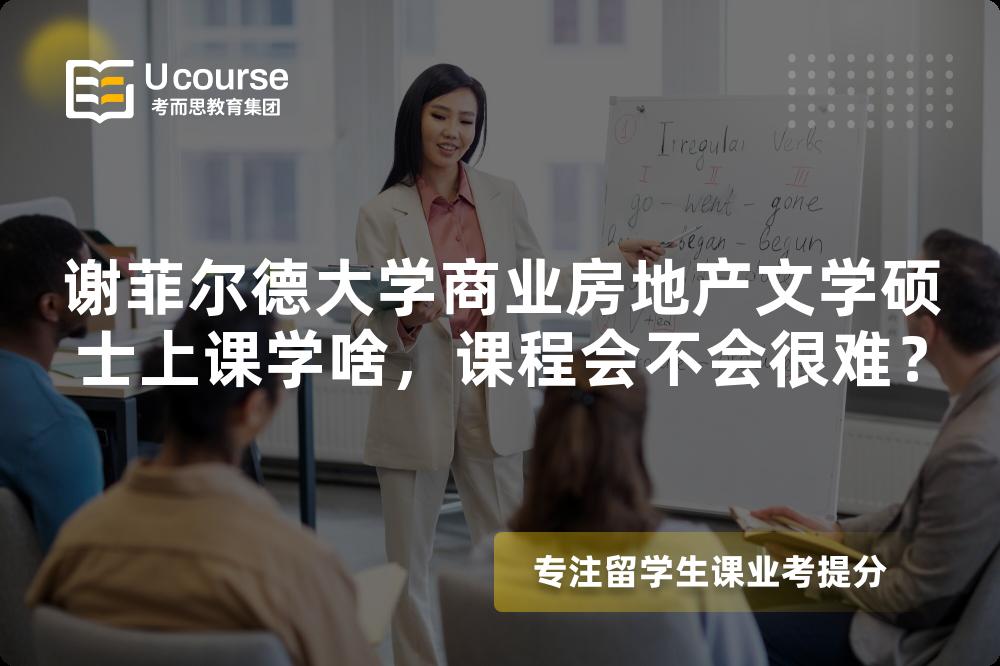 谢菲尔德大学商业房地产文学硕士上课学啥，课程会不会很难？