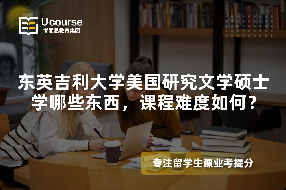 东英吉利大学美国研究文学硕士学哪些东西，课程难度如何？