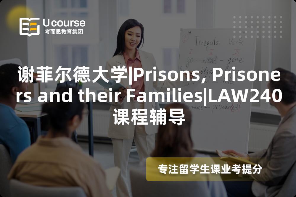 谢菲尔德大学|Prisons, Prisoners and their Families|LAW240课程辅导