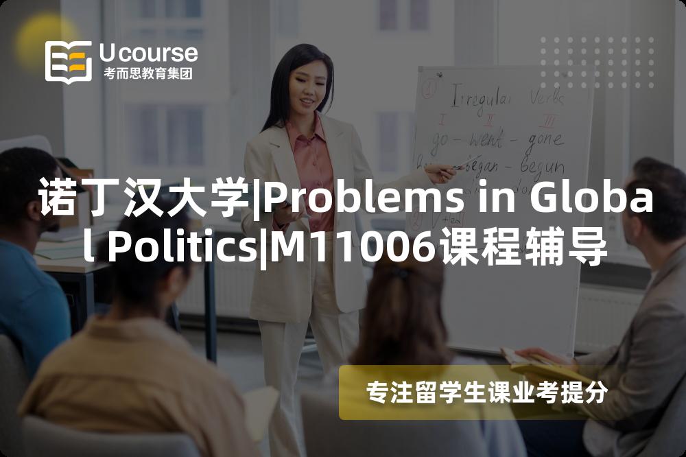 诺丁汉大学|Problems in Global Politics|M11006课程辅导