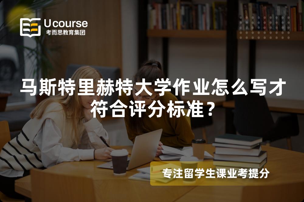 马斯特里赫特大学作业怎么写才符合评分标准？