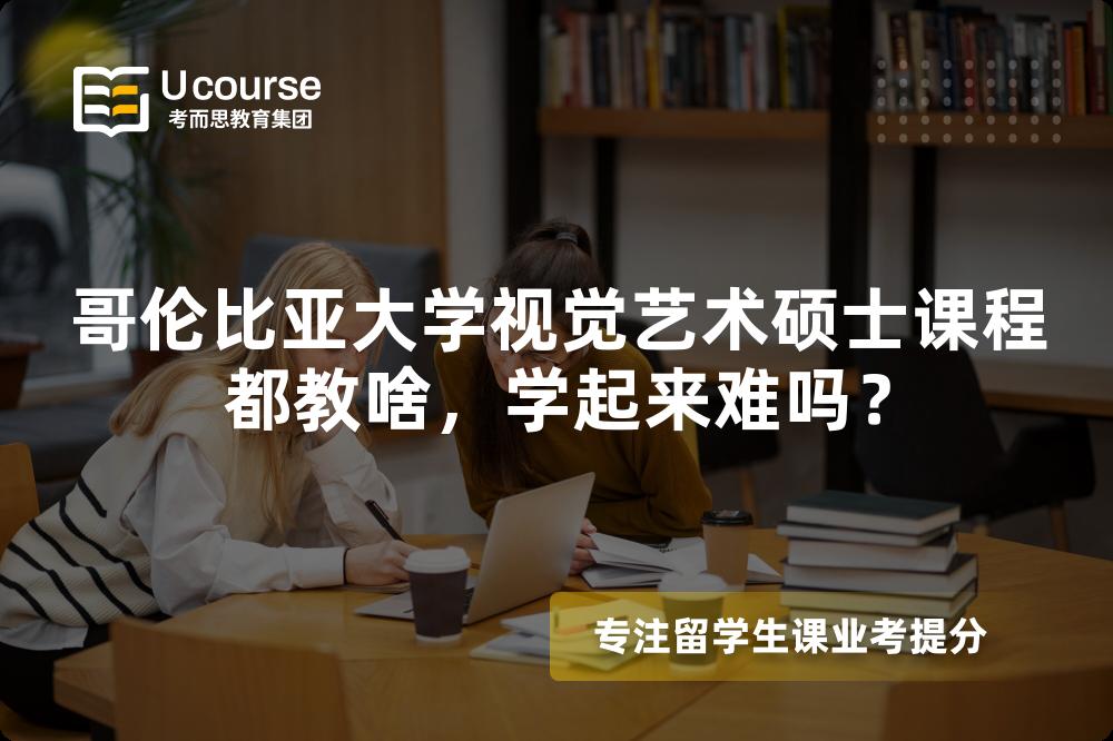 哥伦比亚大学视觉艺术硕士课程都教啥，学起来难吗？