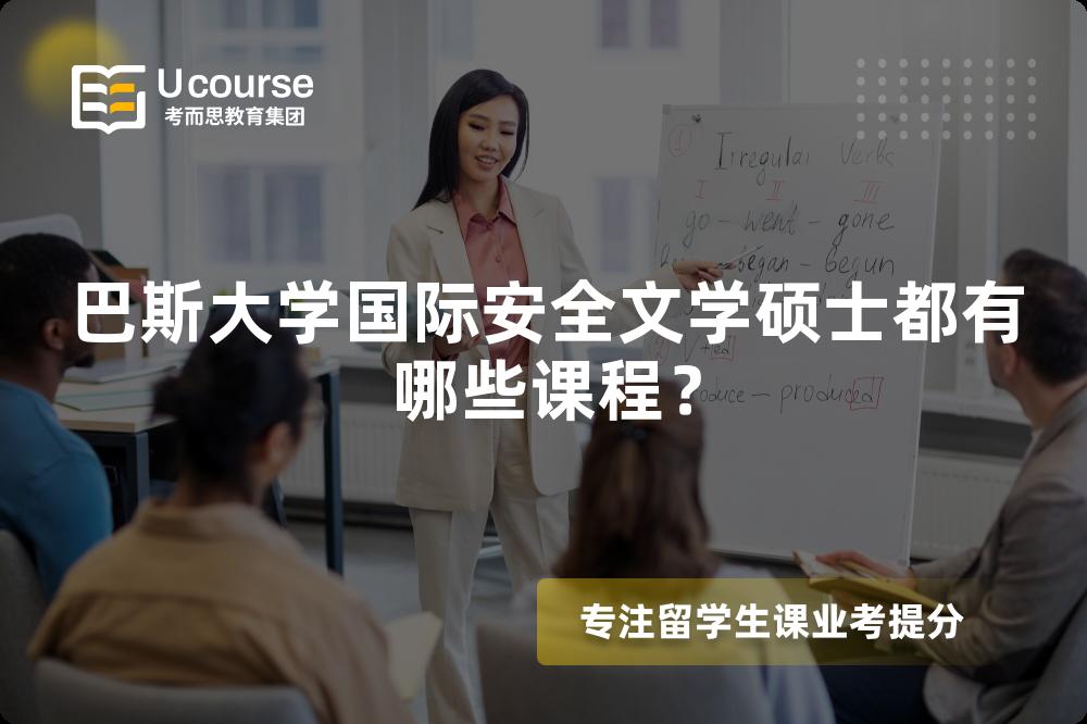 巴斯大学国际安全文学硕士都有哪些课程？