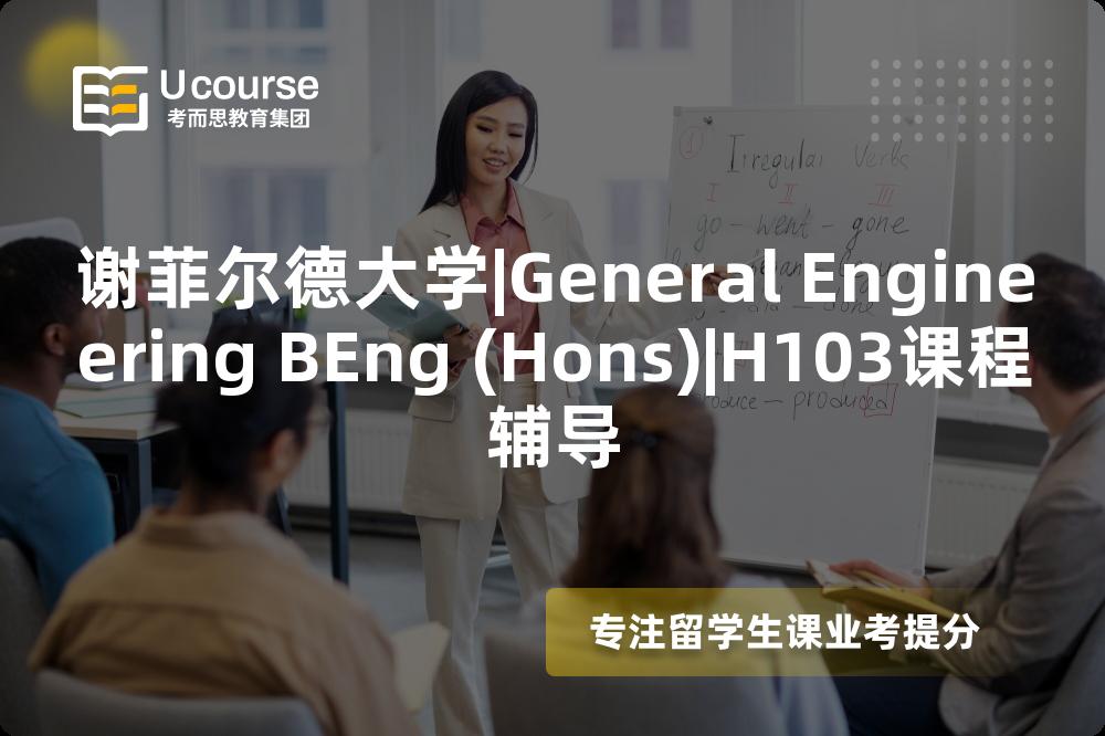 谢菲尔德大学|General Engineering BEng (Hons)|H103课程辅导