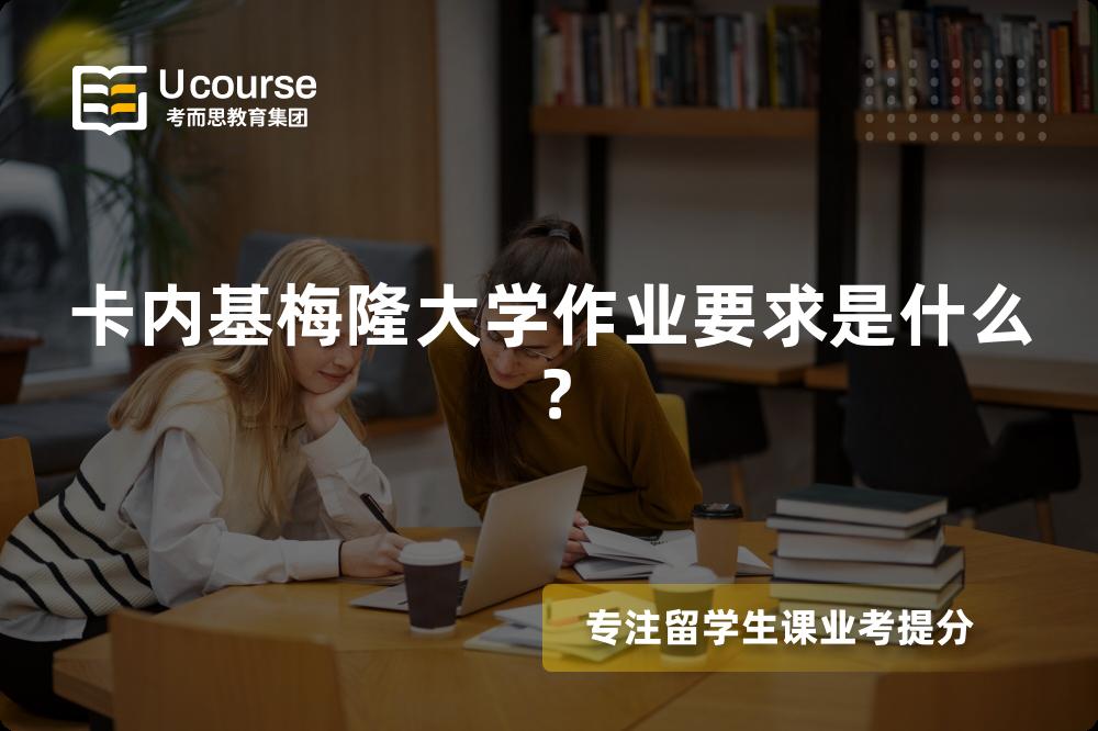 卡内基梅隆大学作业要求是什么？