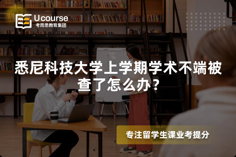 悉尼科技大学上学期学术不端被查了怎么办？