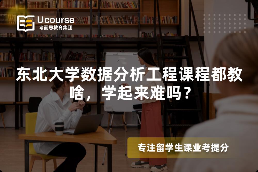东北大学数据分析工程课程都教啥，学起来难吗？