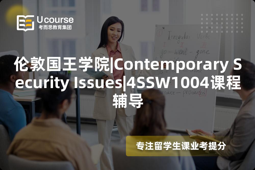 伦敦国王学院|Contemporary Security Issues|4SSW1004课程辅导