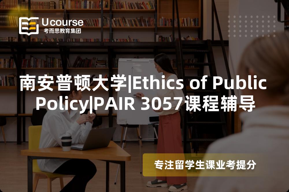 南安普顿大学|Ethics of Public Policy|PAIR 3057课程辅导