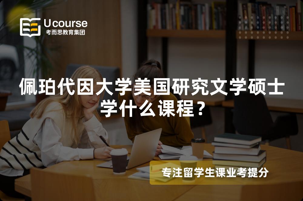 佩珀代因大学美国研究文学硕士学什么课程？