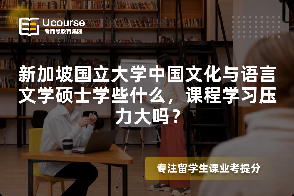 新加坡国立大学中国文化与语言文学硕士学些什么，课程学习压力大吗？