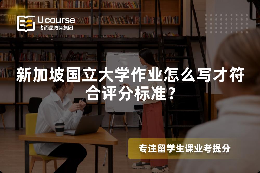 新加坡国立大学作业怎么写才符合评分标准？