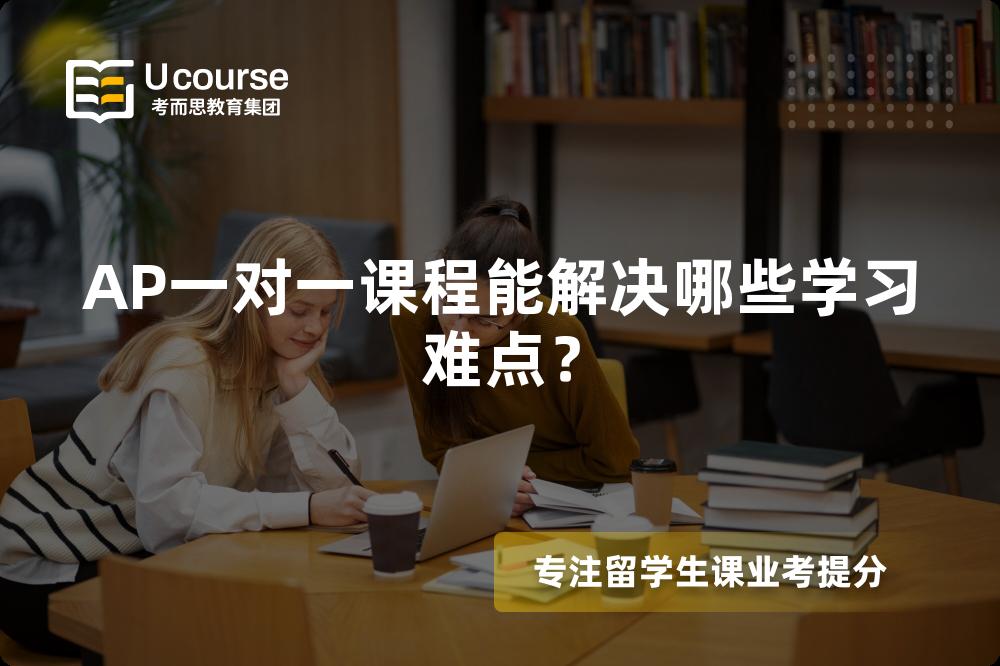 AP一对一课程能解决哪些学习难点？