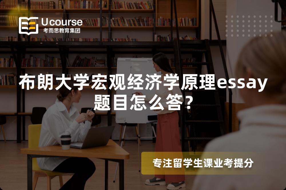 布朗大学宏观经济学原理essay题目怎么答？