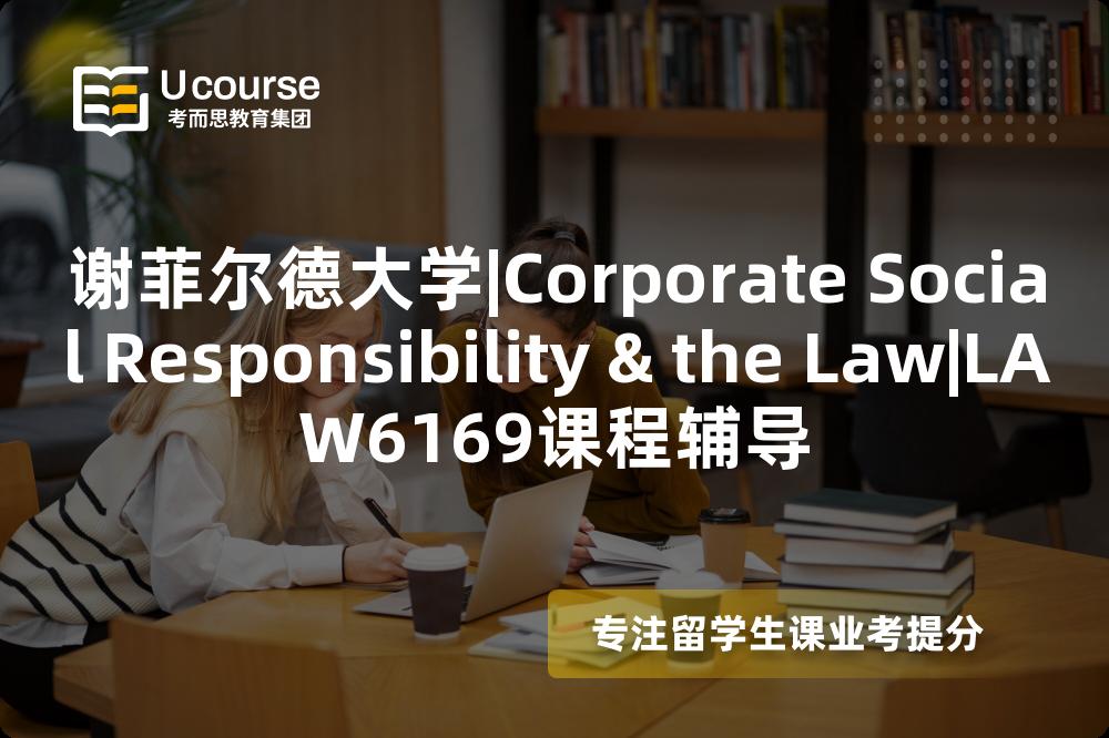 谢菲尔德大学|Corporate Social Responsibility & the Law|LAW6169课程辅导